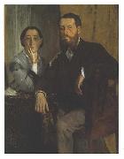 Edgar Degas Mr and Ms Morbilli oil painting on canvas